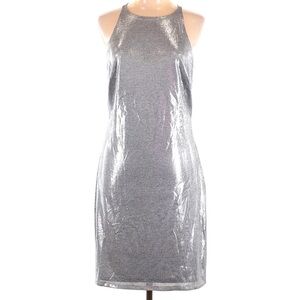 WHBM Silver Cocktail Dress